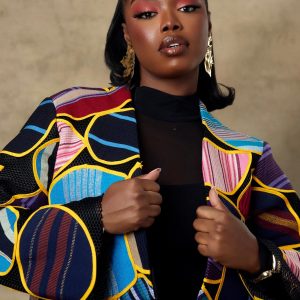 patchwork crop jacket